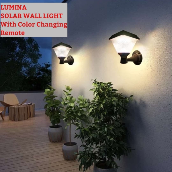 Solar Pillar Wall light