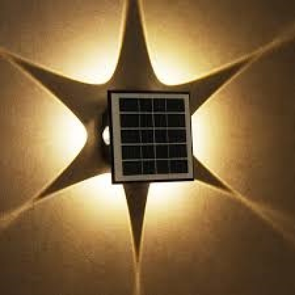 SOLAR LED WALL MOUNTING